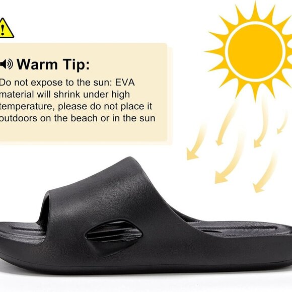 Mens Womens Waterproof Shower Shoes Non Slip Fast Dry Spa Pool Indoor - Picture 2 of 6